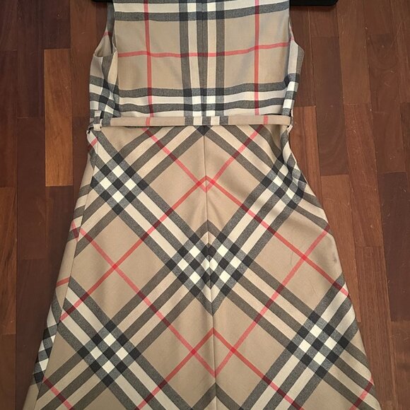 Burberry Wool Mini Dress - Size 4 - Picture 4 of 5
